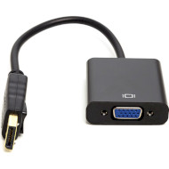 Кабель POWERPLANT DisplayPort - VGA 0.15м Black (CA911875)