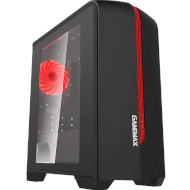 Корпус GAMEMAX H601 Centauri Black/Red