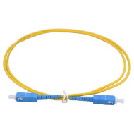 Оптический патч-корд COR-X SC/UPC-SC/UPC, SM, Simplex, 5м, Yellow (OFPC-SC/UPC-SC/UPC-5)