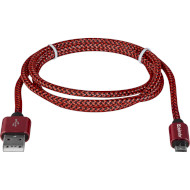 Кабель DEFENDER USB08-03T PRO USB2.0 AM/Micro-BM Red 1м (87801)
