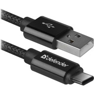 Кабель DEFENDER USB09-03T Pro 1м Black (87814)