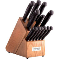 Набор кухонных ножей на подставке COLD STEEL Kitchen Classics Knife Set 13пр (59KSSET)