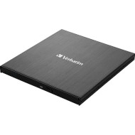 Внешний привод BD-RE VERBATIM External Slimline Blu-ray USB3.1 Black