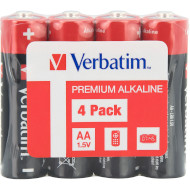 Батарейка VERBATIM Premium Alkaline AA 4шт/уп (49501)