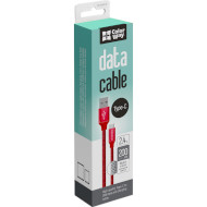 Кабель COLORWAY Nylon Braided USB to Type-C 2.4A 2м Red (CW-CBUC008-RD)