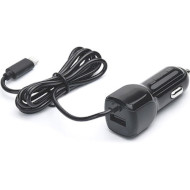 Автомобильное зарядное устройство REAL-EL CA-17 1xUSB-A, 2.1A Black w/Lightning cable (EL123160010)