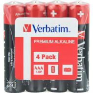 Батарейка VERBATIM Premium Alkaline AAA 4шт/уп (49500)