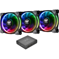 Комплект вентиляторов THERMALTAKE Riing Plus 12 RGB TT Premium Edition 3-Pack (CL-F053-PL12SW-A)