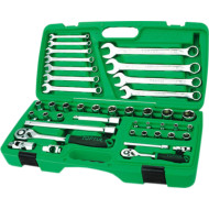Набор инструментов TOPTUL Dr. Flank Socket Wrench Set 42пр (GAAI4201)