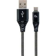 Кабель CABLEXPERT USB2.0 CM/AM Premium 1м Black (CC-USB2B-AMCM-1M-BW)