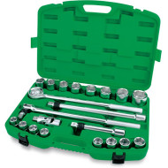 Набор торцевых головок с трещоткой TOPTUL Dr. Flank Socket Set Professional Grade 3/4" 21шт (GCAI2102)