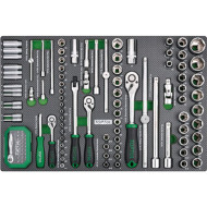 Набор инструментов TOPTUL Dr. Flank Socket Set 126пр (GEDC611)