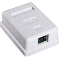 Розетка накладная RITAR RJ-45 Cat.5e FTP White (STR-FTP/8P8CRJ45-1)