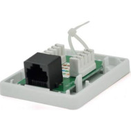 Розетка накладная RITAR RJ-45 Cat.5e UTP White (STR-8P8CRJ45-1)