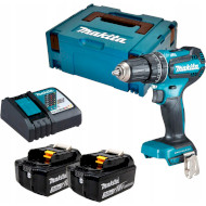 Аккумуляторная дрель-шуруповёрт MAKITA DHP485RFJ