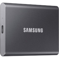 Портативный SSD диск SAMSUNG T7 2TB USB3.2 Gen1 Titan Gray (MU-PC2T0T/WW)