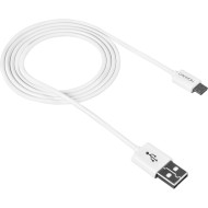Кабель CANYON Sync & Charge Micro-USB 1м White (CNE-USBM1W)