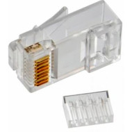 Коннектор со вставкой MERLION RJ-45 UTP Cat.6 50шт/уп