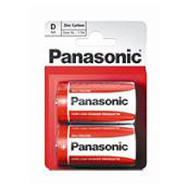 Батарейка PANASONIC Red Zink D 2шт/уп (R20REL/2BPR)