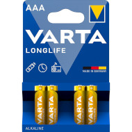 Батарейка VARTA Longlife AAA 4шт/уп (04103 101 414)