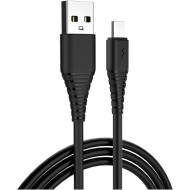 Кабель COLORWAY PVC USB to Micro-B 2.4A 1м Black (CW-CBUM025-BK)