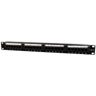 Патч-панель CABLEXPERT 1U 19" 24-port UTP Cat.6 (NPP-C624CM-001)