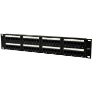 Патч-панель CABLEXPERT 2U 19" 48-port UTP Cat.6 (NPP-C648CM-001)