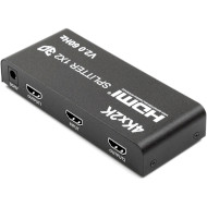 HDMI сплиттер 1 to 2 POWERPLANT HDMI 1x2 V2.0, 3D, 4K/60Hz (CA912476)