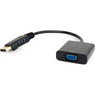 Адаптер CABLEXPERT AB-DPM-VGAF-02 DisplayPort - VGA 0.1м Black