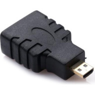 Адаптер VINGA Micro-HDMI - HDMI Black (VCPHDMIFMM)