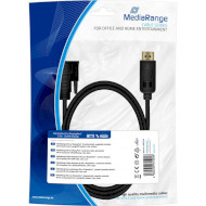 Кабель MEDIARANGE DisplayPort - DVI 2м Black (MRCS131)