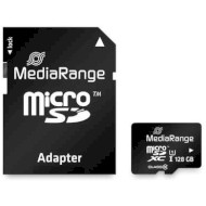 Карта памяти MEDIARANGE microSDXC 128GB UHS-I Class 10 + SD-adapter (MR945)