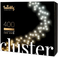 Smart LED гирлянда TWINKLY Cluster AWW 400 Gen II Gold Edition IP44 Black Cable (TWC400GOP-BEU)