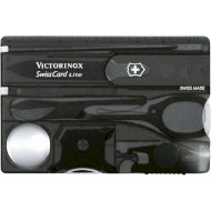 Мультитул VICTORINOX Swisscard Lite Black Transparent (0.7333.T3)