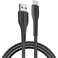 Кабель COLORWAY PVC USB to Type-C 2.4A 1м Black (CW-CBUC034-BK)