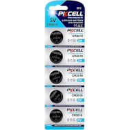 Батарейка PKCELL Lithium CR2016 5шт/уп (6942449561237)