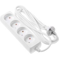 Удлинитель GRUNHELM WO4W3M White, 4 розетки, 3м