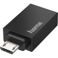 Адаптер OTG HAMA USB2.0 Micro-BM/AF (00200307)