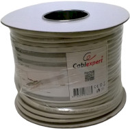 Кабель сетевой CABLEXPERT FTP Cat.6 4x2x0.56 ССА Gray 100м (FPC-6004-SOL/100)