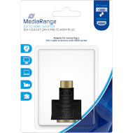 Адаптер MEDIARANGE HDMI - DVI Black (MRCS171)