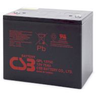 Аккумуляторная батарея CSB GPL12750 (12В, 75Ач)