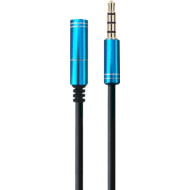 Кабель MAXXTER mini-jack 3.5mm 1м Black (A-3434-1M)