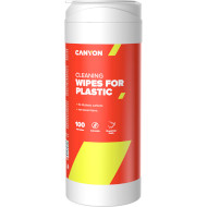 Салфетки влажные чистящие CANYON Cleaning Wipes for Plastic 100шт (CNE-CCL12)