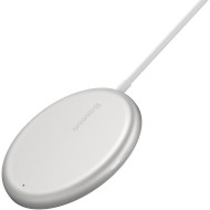 Беспроводное зарядное устройство BASEUS Simple Mini Magnetic Wireless Charger 15W White (WXJK-F02)