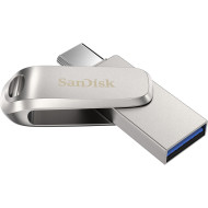 Флэшка 32GB SANDISK Ultra Dual Luxe USB 3.2 Type-C/USB-A Silver (SDDDC4-032G-G46)