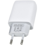 Зарядное устройство XO L57 2xUSB-A, 2.4A White w/Lightning cable (00000014101)