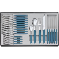 Набор столовых приборов VICTORINOX Swiss Modern Table Set Blue 24пр (6.9096.11W2.24)