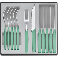 Набор столовых приборов VICTORINOX Swiss Modern Table Set Mint Green 12пр (6.9096.11W41.12)