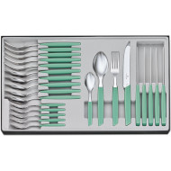 Набор столовых приборов VICTORINOX Swiss Modern Table Set Mint Green 24пр (6.9096.11W41.24)