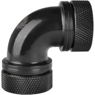 Фитинг угловой THERMALTAKE Pacific PETG Tube 90-Degree Dual Compression 16mm OD Black (CL-W099-CA00BL-A)